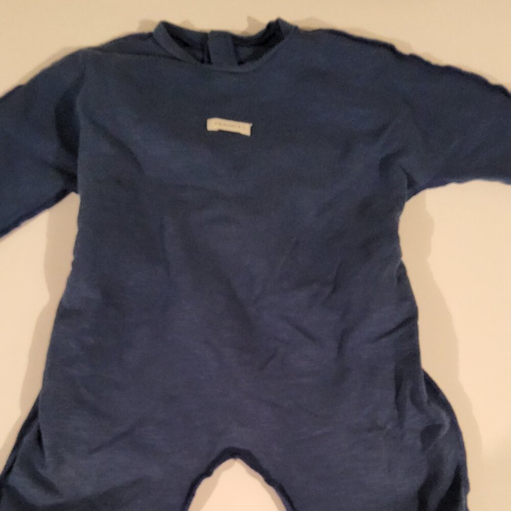 Amelia Milano designer brand baby boy layette footsie